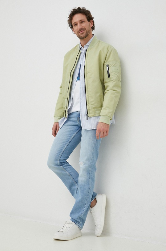 Calvin Klein kurtka bomber K10K109907.PPYX zielony AW23