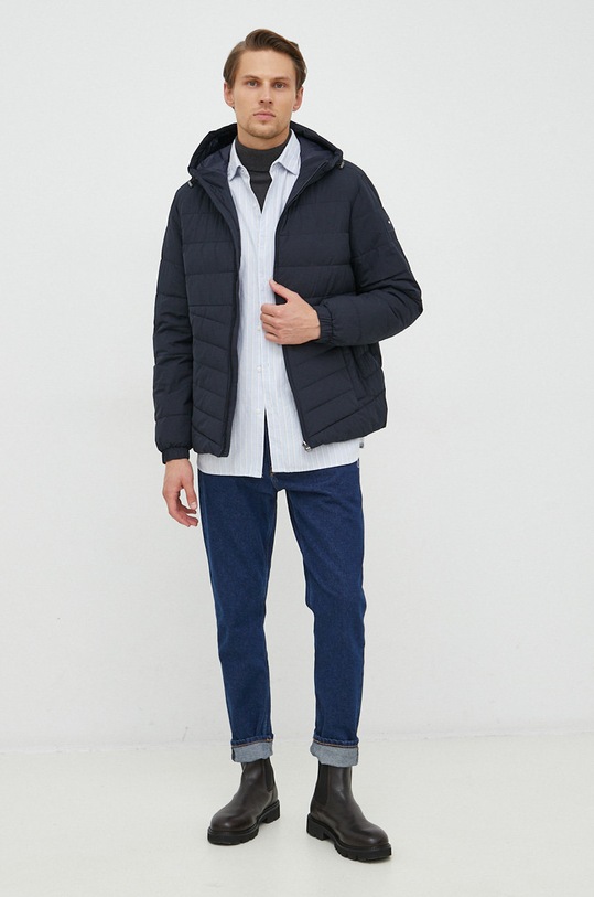 Tommy Hilfiger geaca cu captuseala bleumarin MW0MW29010.PPYX