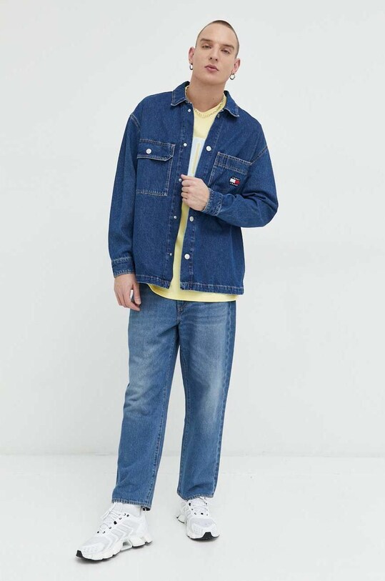 Джинсова куртка Tommy Jeans DM0DM15637.PPYX темно-синій SS23