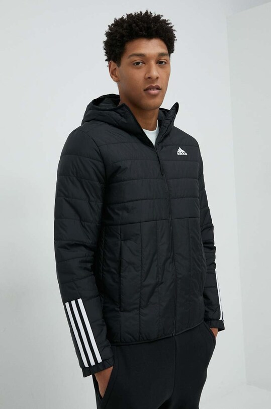 Куртка adidas з капюшоном чорний GT1681