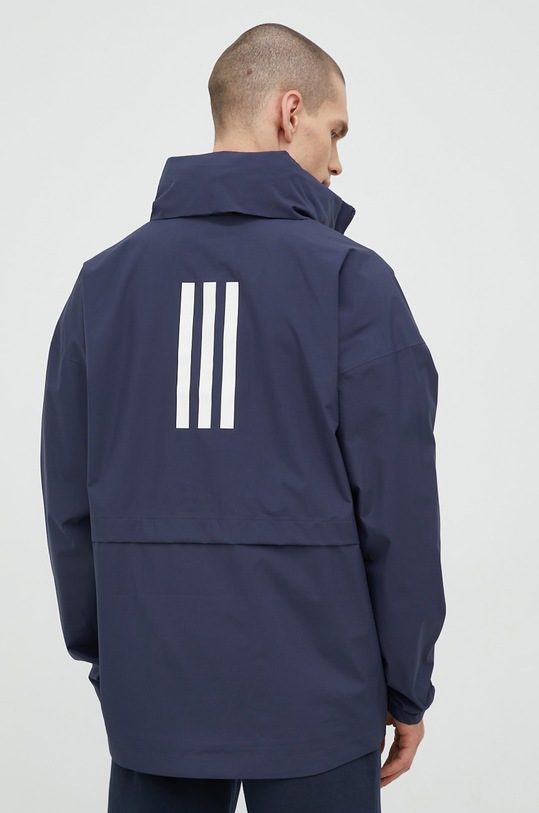 Nepromokavá bunda adidas námořnická modř H65737
