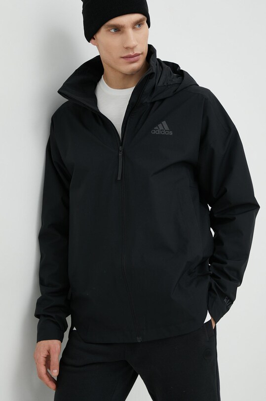 adidas giacca impermeabile non isolato nero HG6016