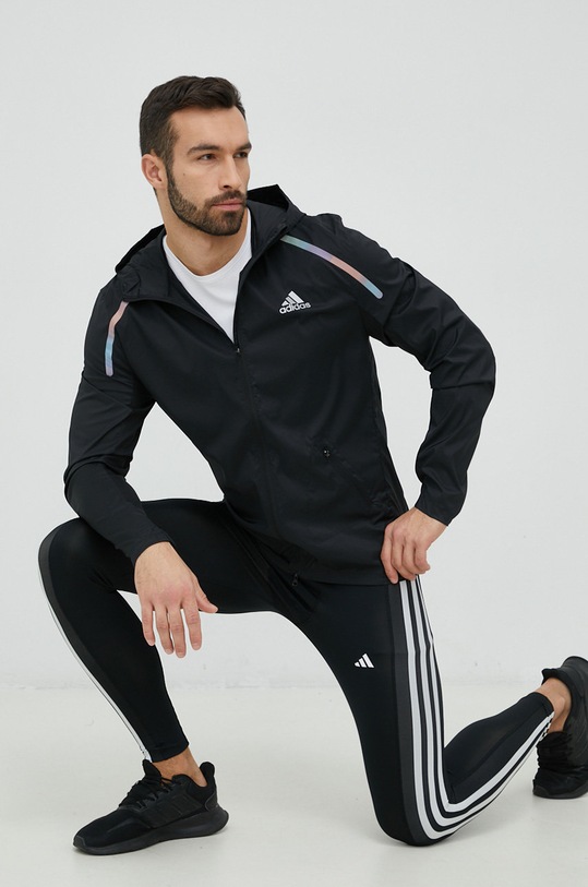 adidas Performance geaca HK5637 negru SS23