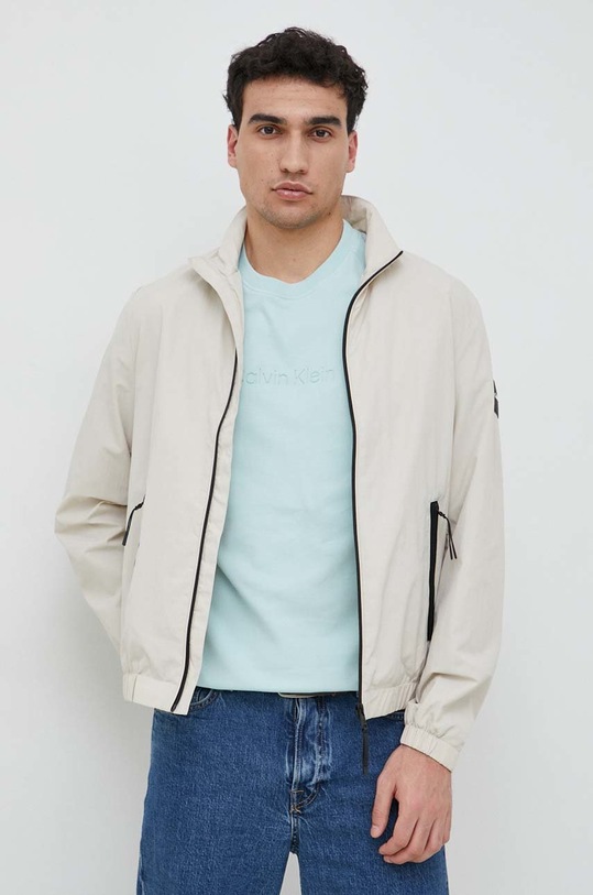 Bunda Calvin Klein bez kapuce béžová K10K111441.PPYX