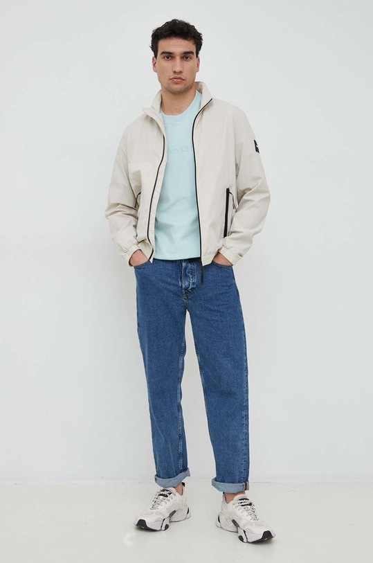 Bunda Calvin Klein K10K111441.PPYX béžová SS24