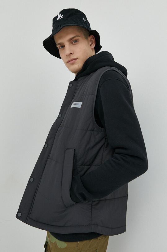 Prsluk Abercrombie & Fitch Planet friendly siva KI132.3046.120