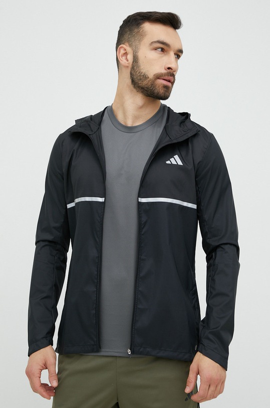 adidas Performance kurtka do biegania Own the Run HM8435 czarny SS23