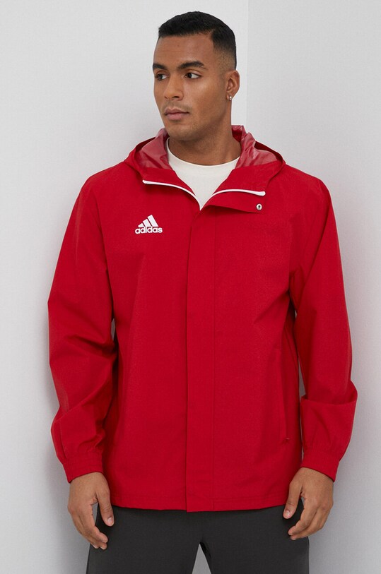 adidas Performance windbreaker Entrada 22 necaptusit rosu IK4009