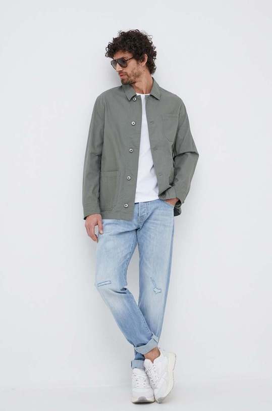 Odzież Pepe Jeans kurtka Channing PM402702.674 zielony