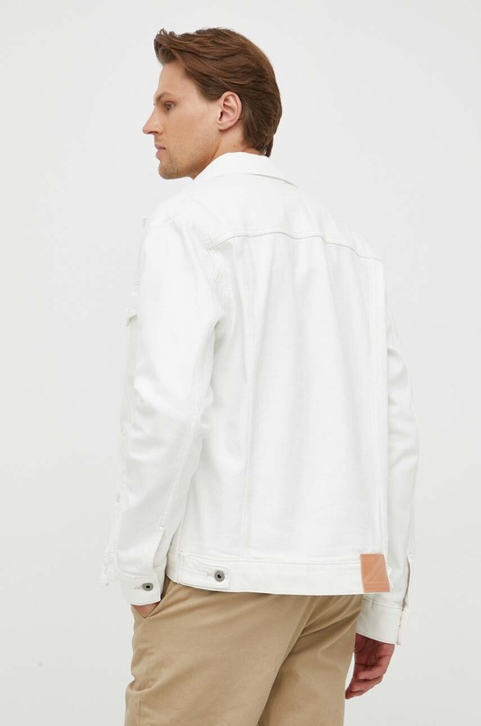 Odzież Pepe Jeans kurtka jeansowa PM402712.000 biały