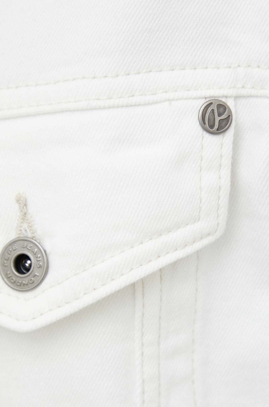 Pepe Jeans kurtka jeansowa PM402712.000 biały