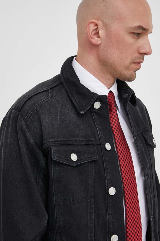 Trussardi giacca di jeans nero 52S00854.1T006232