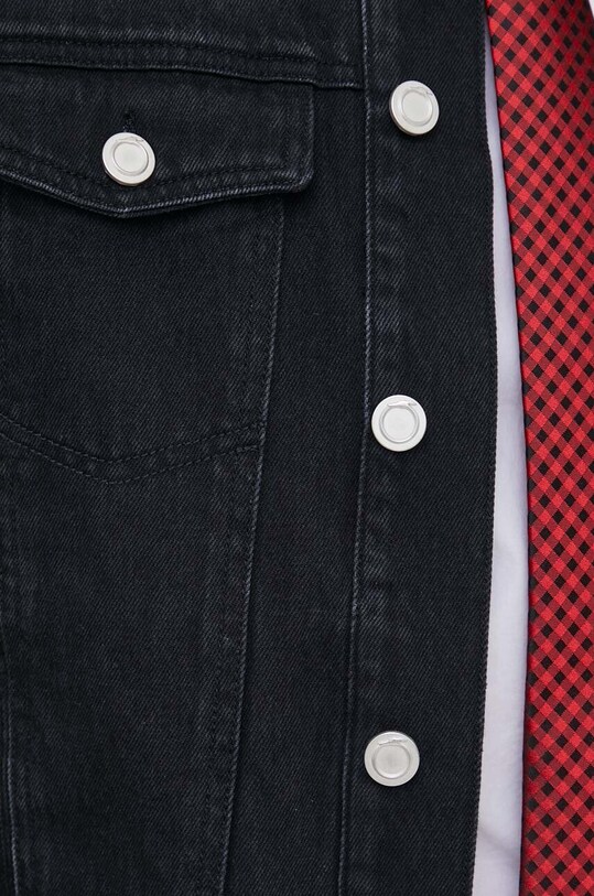 Trussardi giacca di jeans 52S00854.1T006232 nero
