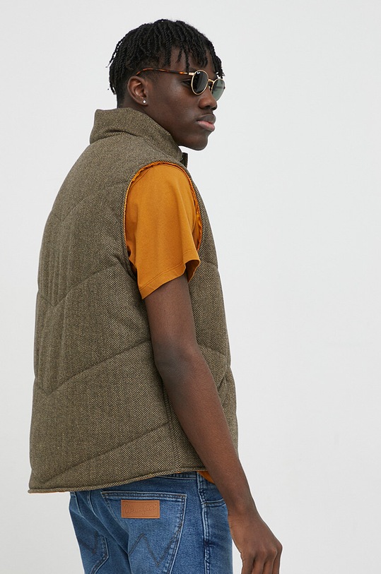 Ρούχα Αμάνικο από μείγμα μαλλιού Levi's A4424.0000 πράσινο