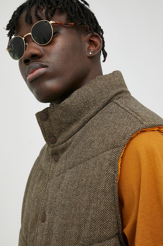 Αμάνικο από μείγμα μαλλιού Levi's πράσινο A4424.0000