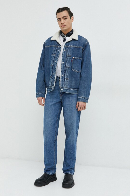 Levi's geacă din denim A4882.0000 albastru SS23