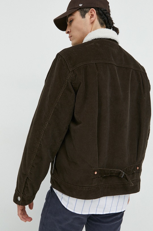 Odzież Levi's kurtka sztruksowa A4882.0004 brązowy