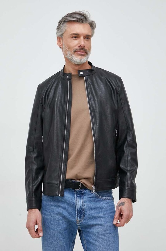 Куртка Sisley з підкладкою чорний 21DYSN01L.100