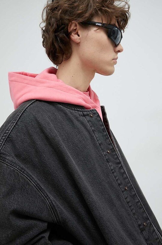 Levi's kurtka jeansowa bez kaptura czarny A1943.0003