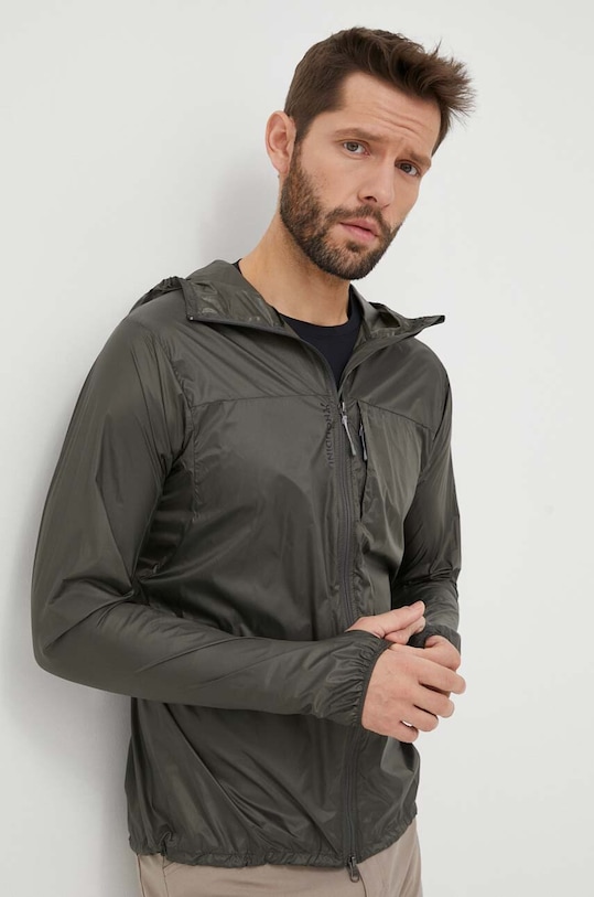 Houdini geaca de ploaie Come Along necaptusit verde 247694