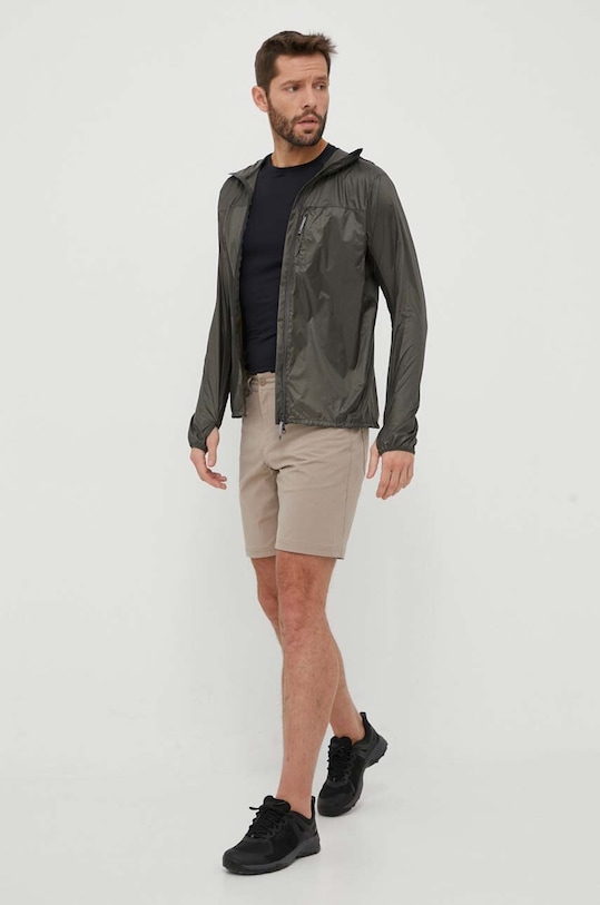 Houdini geaca de ploaie Come Along 247694 verde SS23