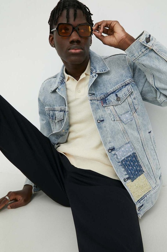 Džínová bunda Levi's nezateplené modrá 72334.0648