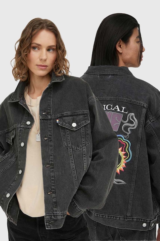 Τζιν μπουφάν Levi's χωρίς κουκούλα γκρί A0054.0002