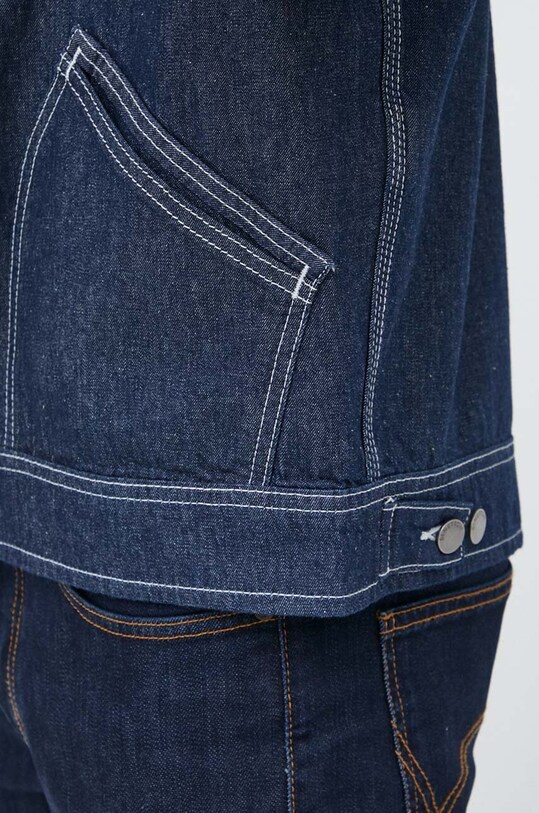 United Colors of Benetton kurtka jeansowa 22CLUN029.905 granatowy
