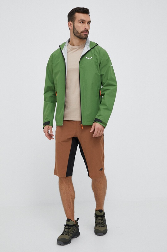 Outdoorová bunda Salewa Puez Aqua 4 PTX 00.0000028615 zelená AW25