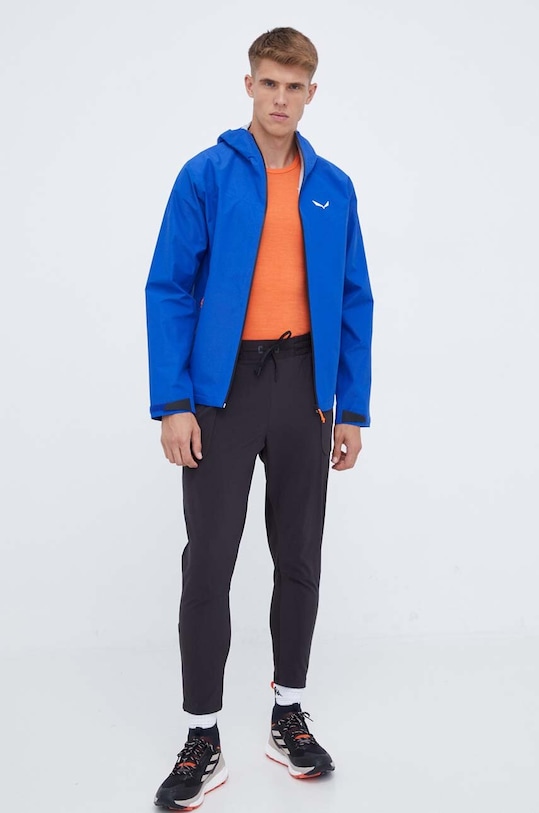 Outdoor jakna Salewa Puez Aqua 4 PTX 2.5L 00.0000028615 modra AW25