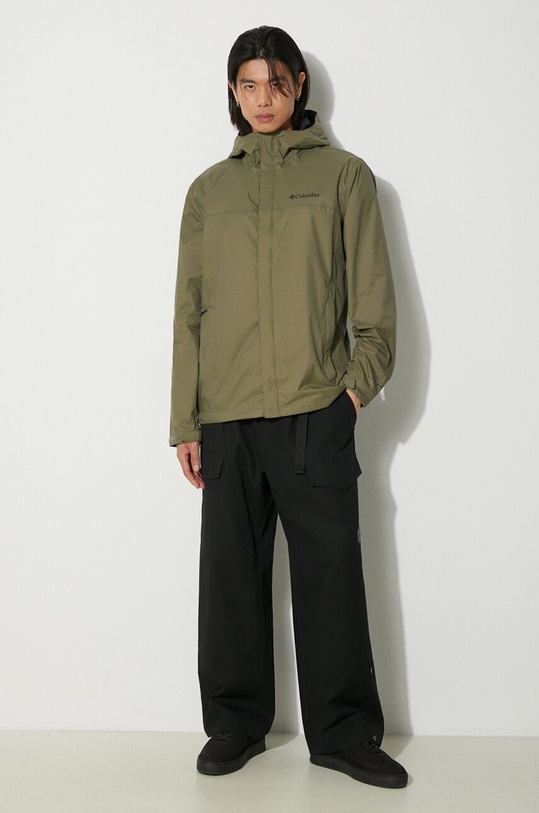 Columbia outdoor jacket Watertight II 1533898 green SS25