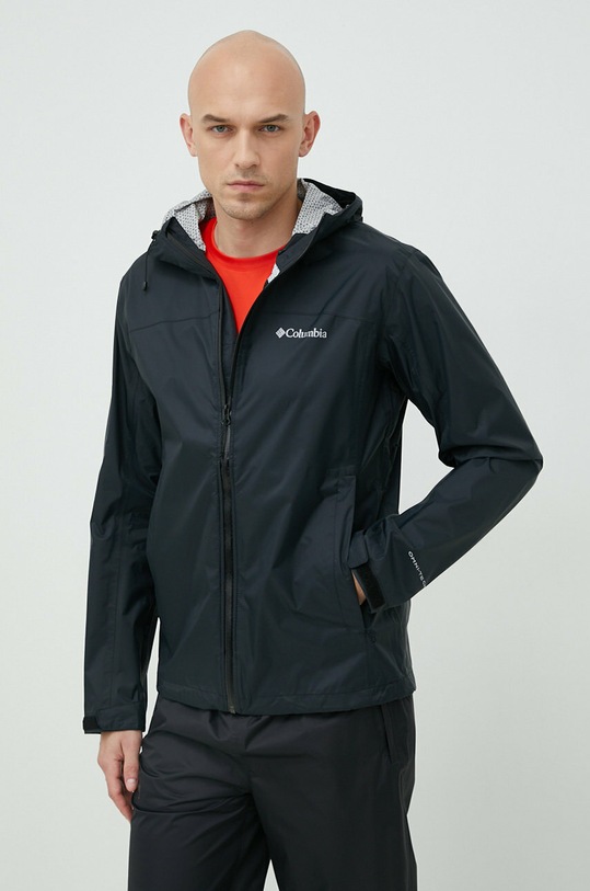Outdoorová bunda Columbia EvaPOURation nezateplené černá 1562688