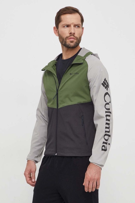 Columbia geacă de ploaie Columbia Panther Creek cu captuseala verde 1840711