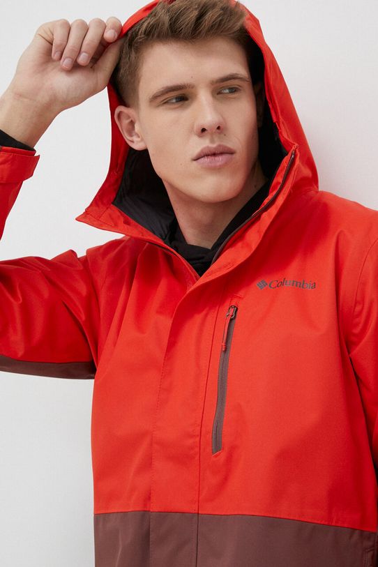 Columbia kurtka outdoorowa Hikebound czerwony 1988621