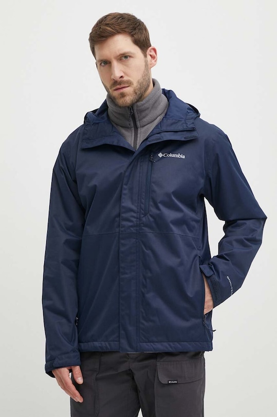 Куртка outdoor Columbia Hikebound з капюшоном темно-синій 1988621