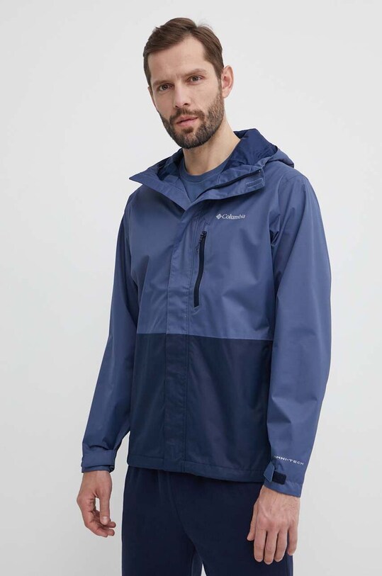 Columbia kurtka outdoorowa Hikebound pozostałe granatowy 1988621