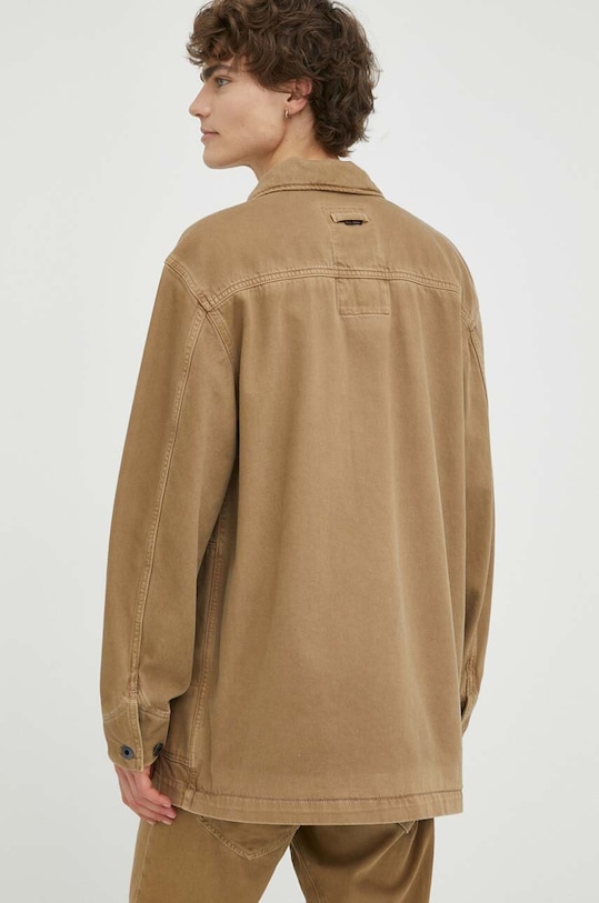 Îmbrăcăminte G-Star geacă din denim D23019.D300 maro
