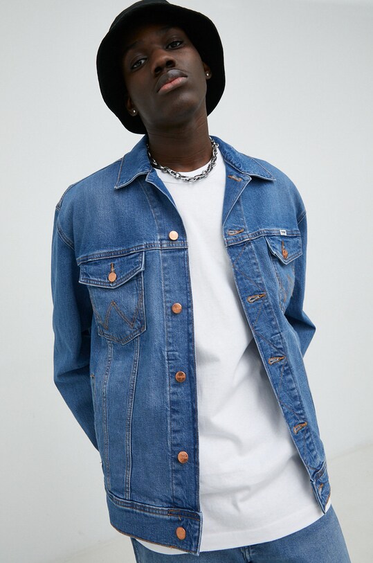 Wrangler giacca di jeans senza blu W459DNY96