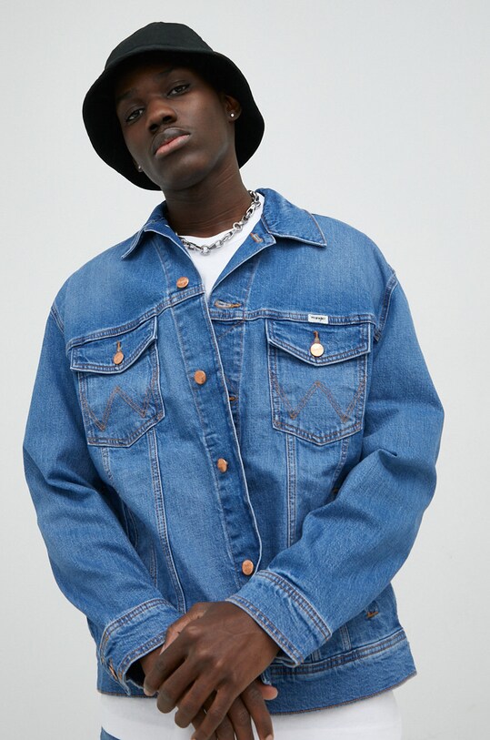 Wrangler giacca di jeans blu W459DNY96
