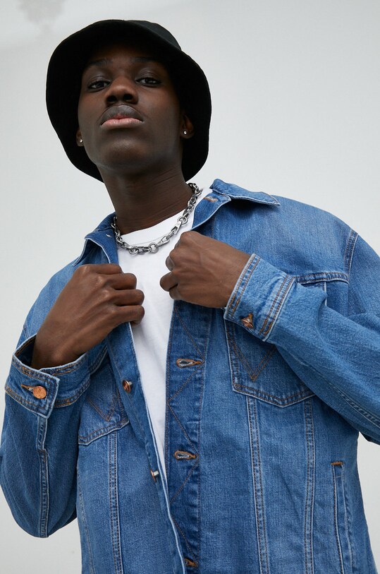Wrangler giacca di jeans W459DNY96 blu