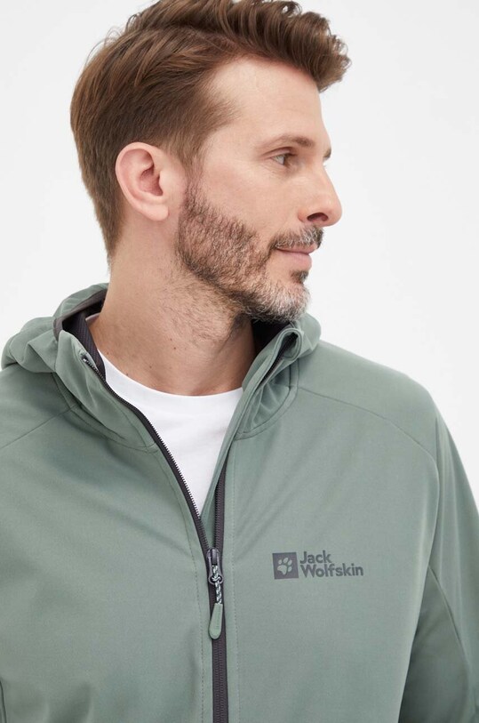 Куртка outdoor Jack Wolfskin Feldberg Hoody зелений 1306922