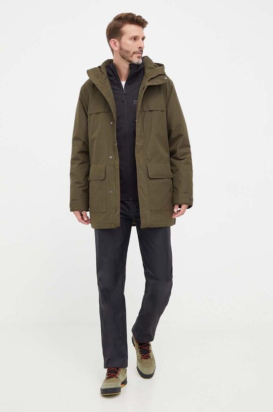 Jack Wolfskin kurtka outdoorowa Feldberg Hoody 1306922 czarny AW23