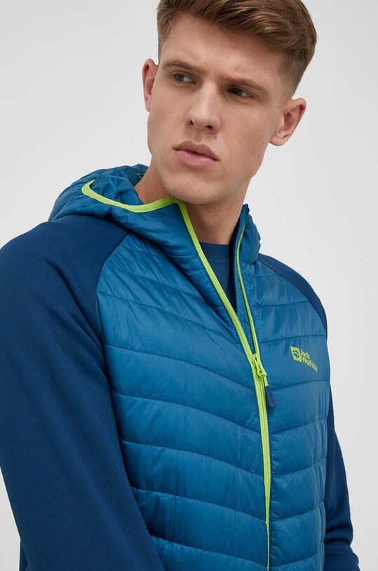 Jack Wolfskin geaca sport Routeburn Pro Hybrid albastru 1710511
