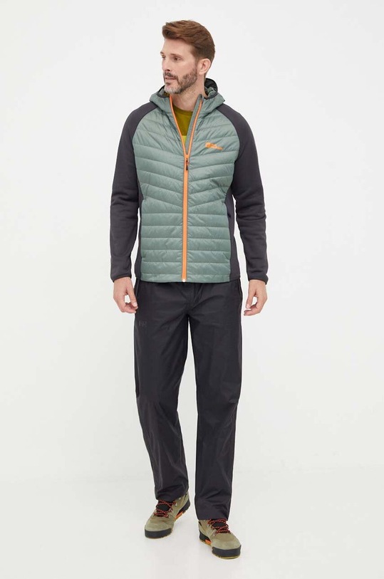 Jack Wolfskin kurtka sportowa Routeburn Pro Hybrid 1710511 zielony AW23