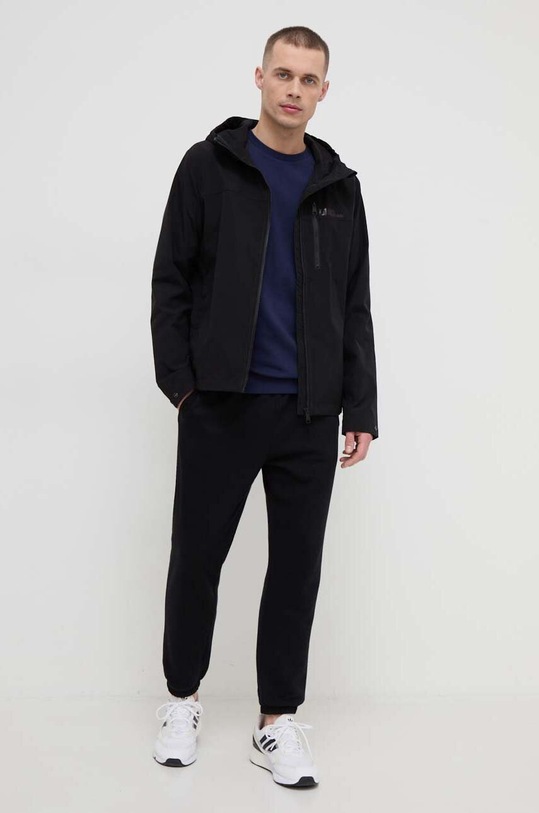 Jack Wolfskin geaca 1306412 negru SS24