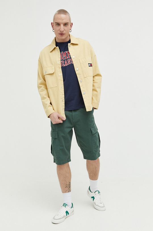 Джинсова куртка Tommy Jeans DM0DM16529.PPYX жовтий SS23