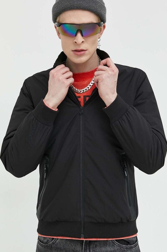 Куртка-бомбер Superdry с подкладкой чёрный M5011804A.02A