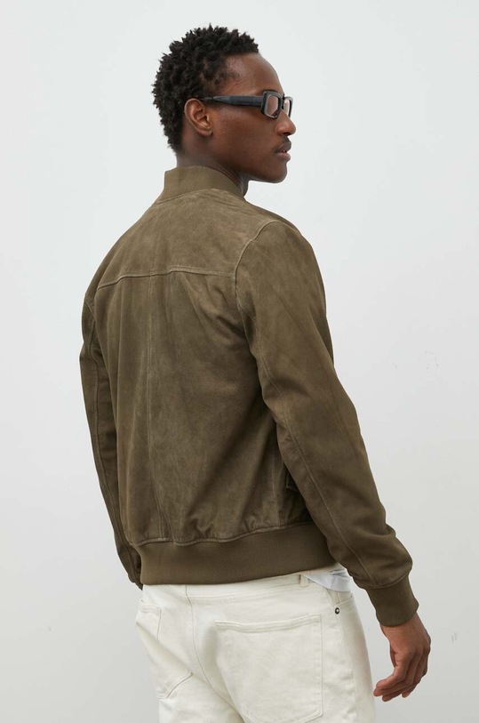 Odzież Les Deux kurtka bomber zamszowa LDM610091 zielony