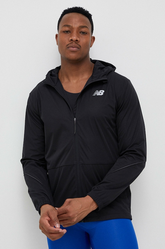 New Balance wiatrówka Impact Run pozostałe czarny MJ21266BK