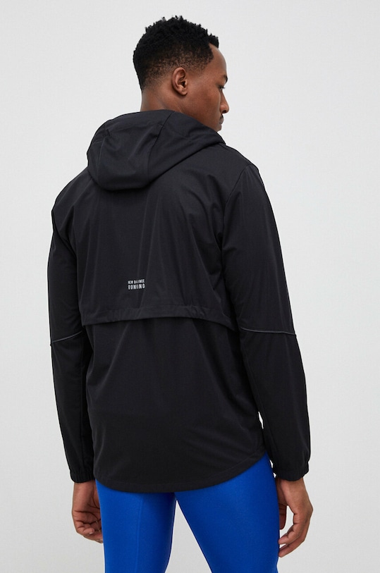 Odzież New Balance wiatrówka Impact Run MJ21266BK czarny